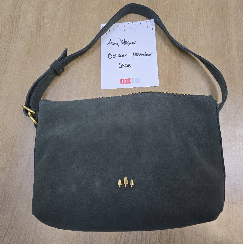 Peppercorn slouchy shoulder bag